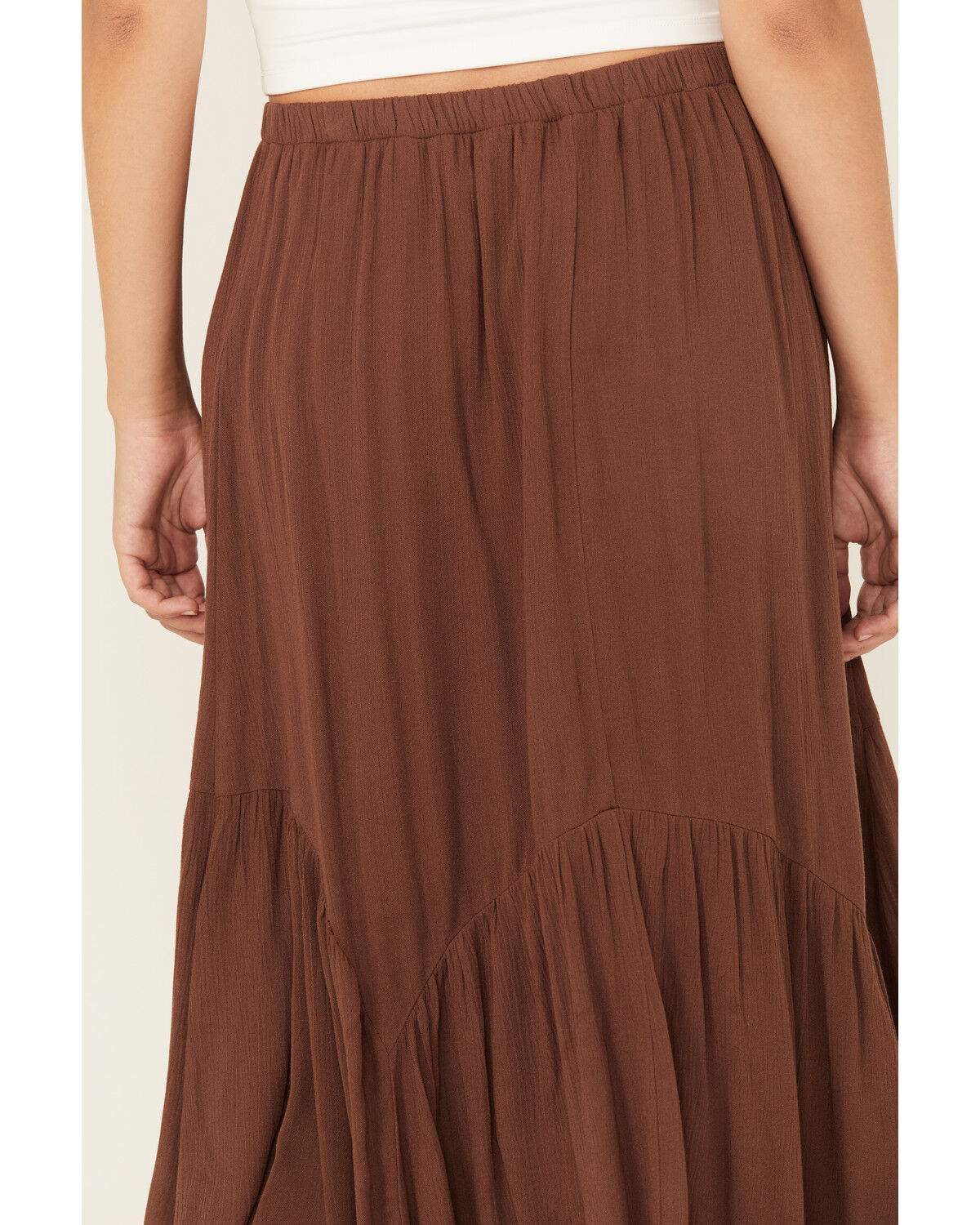 Originality Women's Handkerchief Hem Midi Skirt