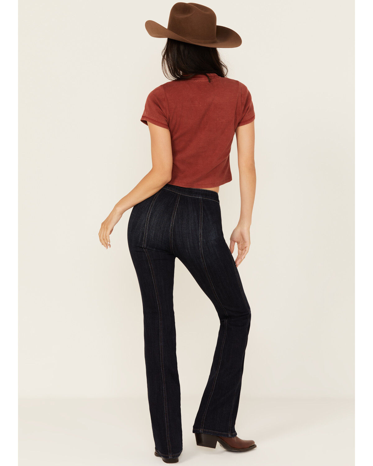 Idyllwind Women's Fontan Dark Wash Legend High Rise Bootcut Comfort Stretch Denim Jeans