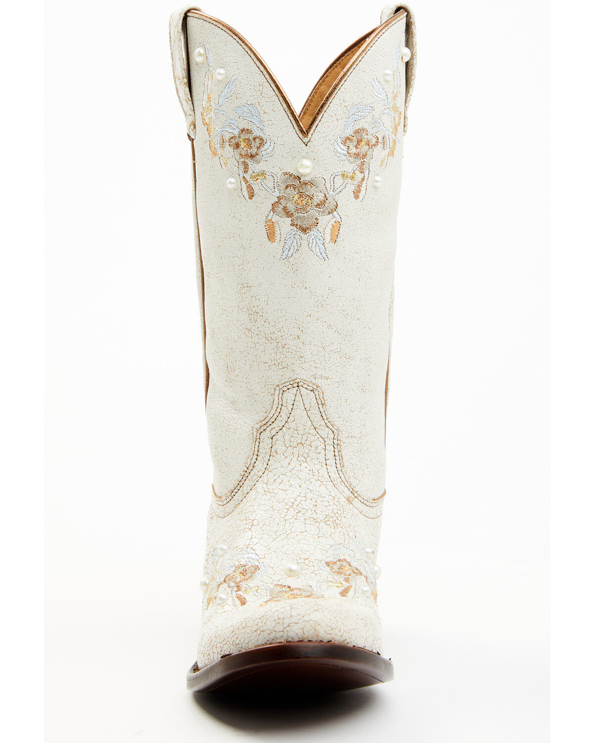 Shyanne Women's Byrdie Crack Embroidered Western Boots - Round Toe