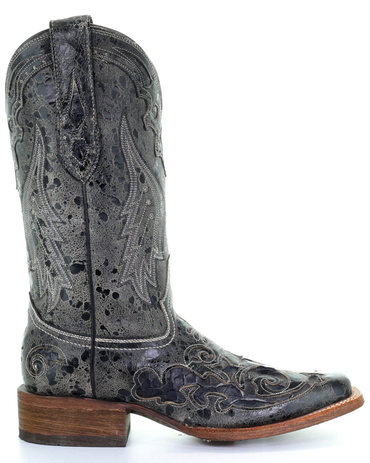 Corral Women's Vintage Python Inlay Western Boots - Square Toe