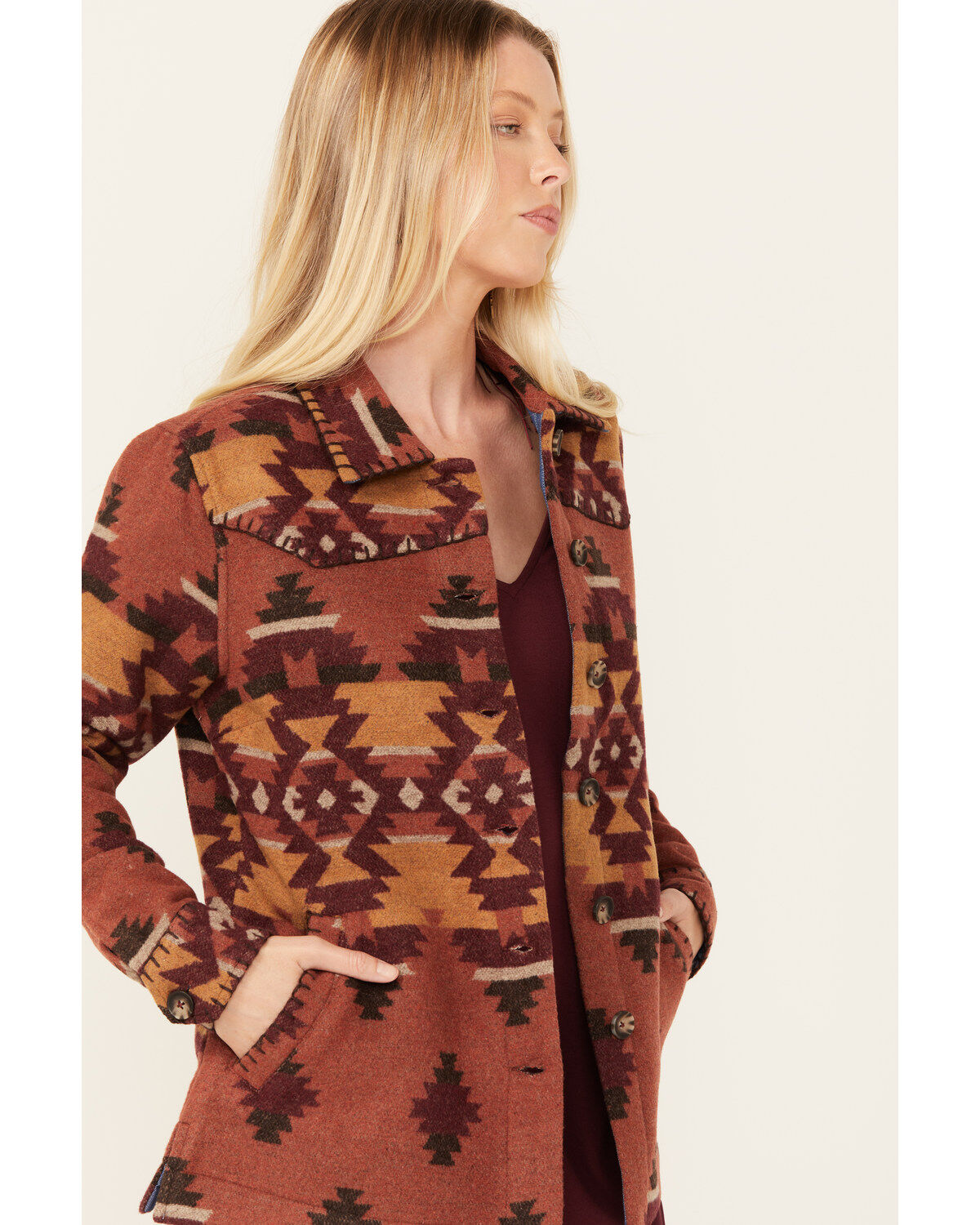 Idyllwind Women's Lane Southwestern Print Shacket
