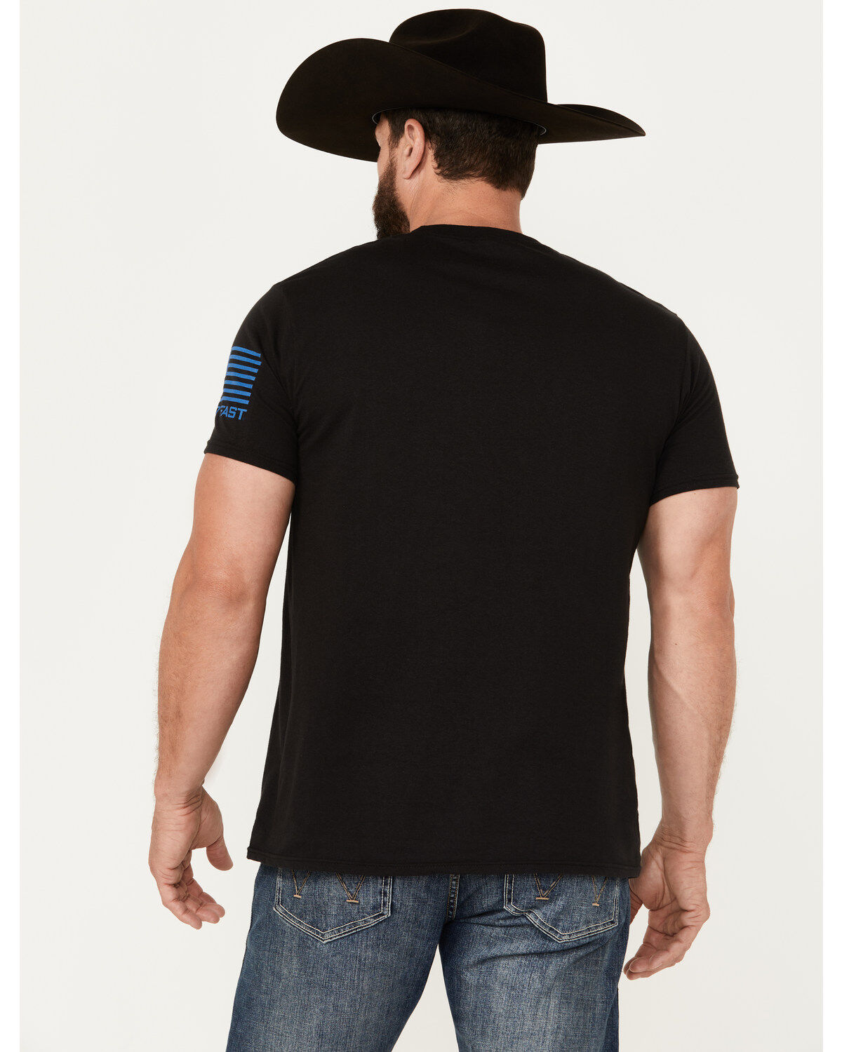 Kerusso Men's Hold Fast JFK Flag Short Sleeve Graphic T-Shirt