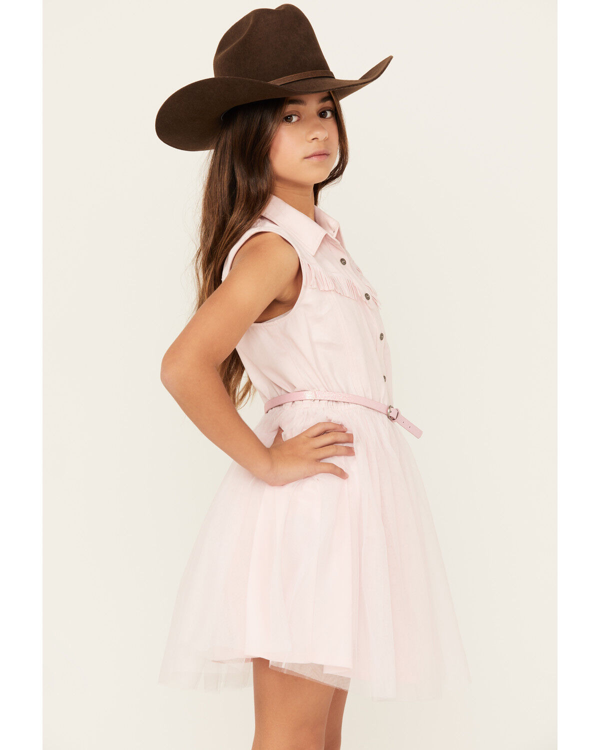 Sugar California Girls' Fringe Tutu Dress