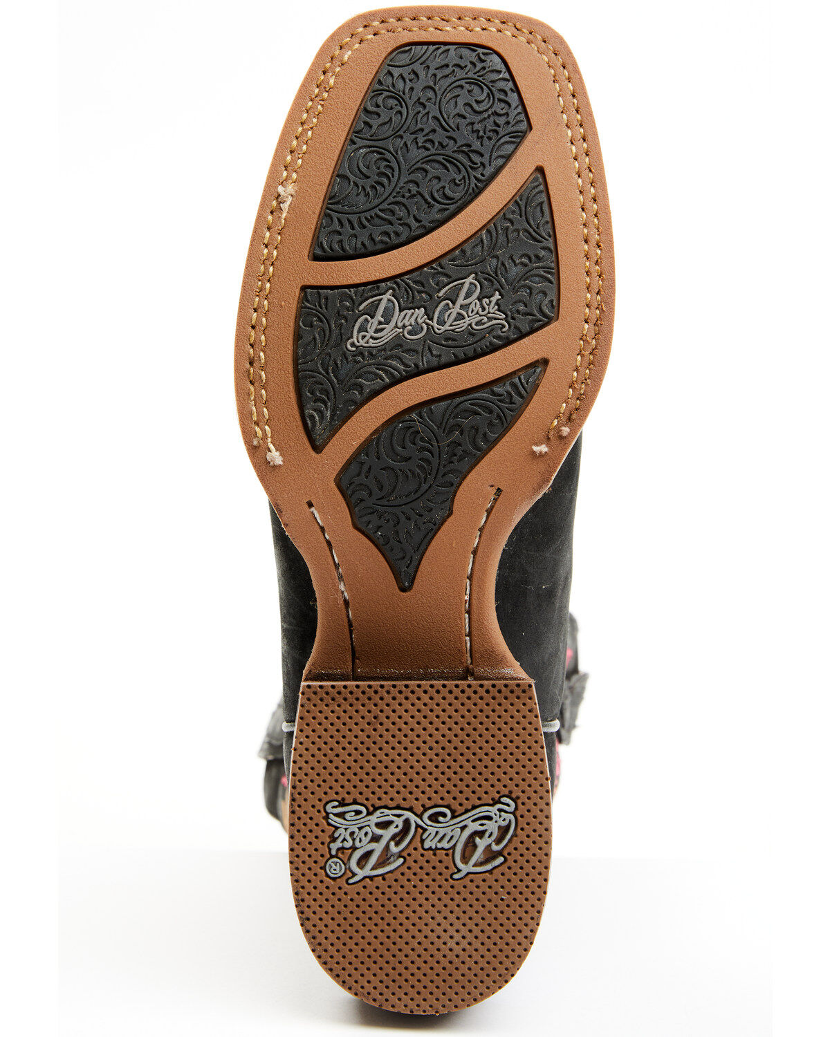 Dan Post Women's Asteria Floral Western Performance Boots - Broad Square Toe