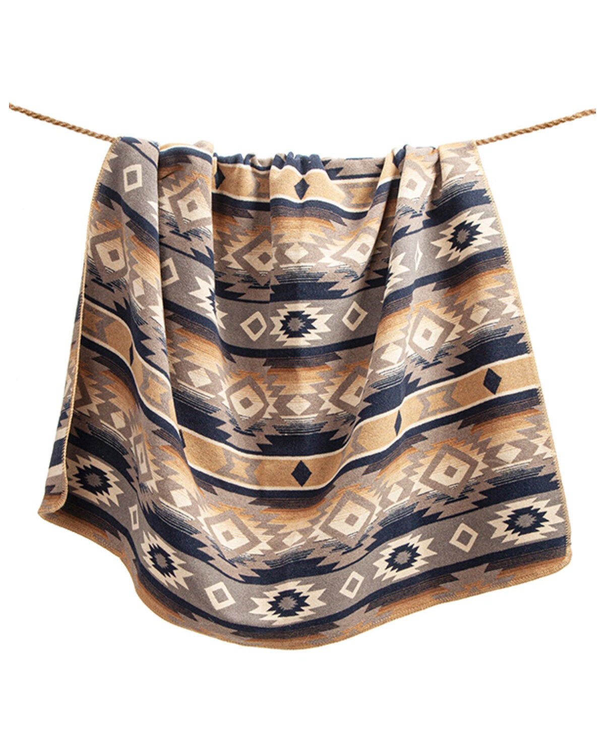 HiEnd Accents Taos Wool Blend Throw Blanket