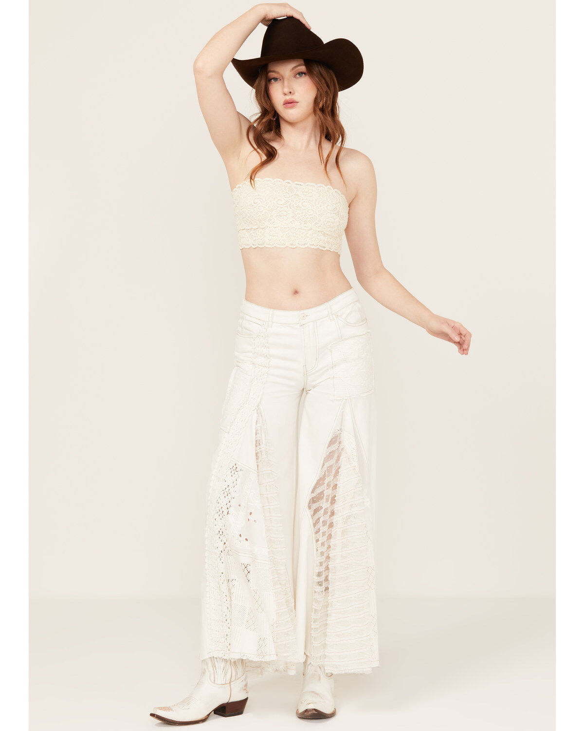Free People Women's Great Escape High Rise Wide Leg Jeans