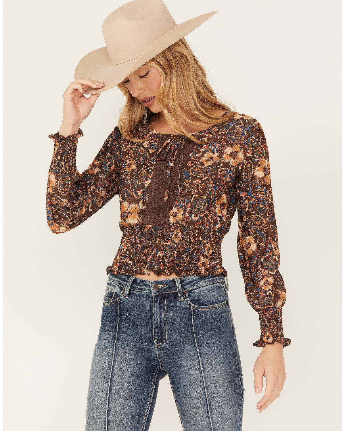 Idyllwind Women's Lula Printed Floral Blouse