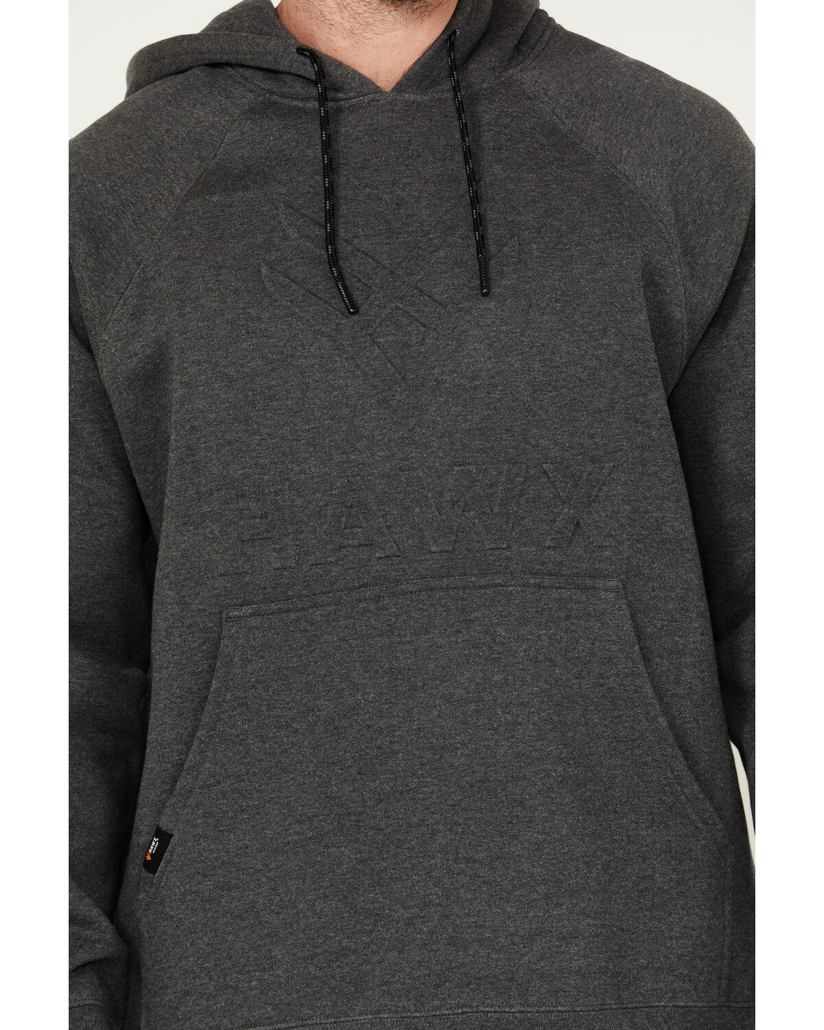 Hawx Men's Embossed Hooded Sweatshirt