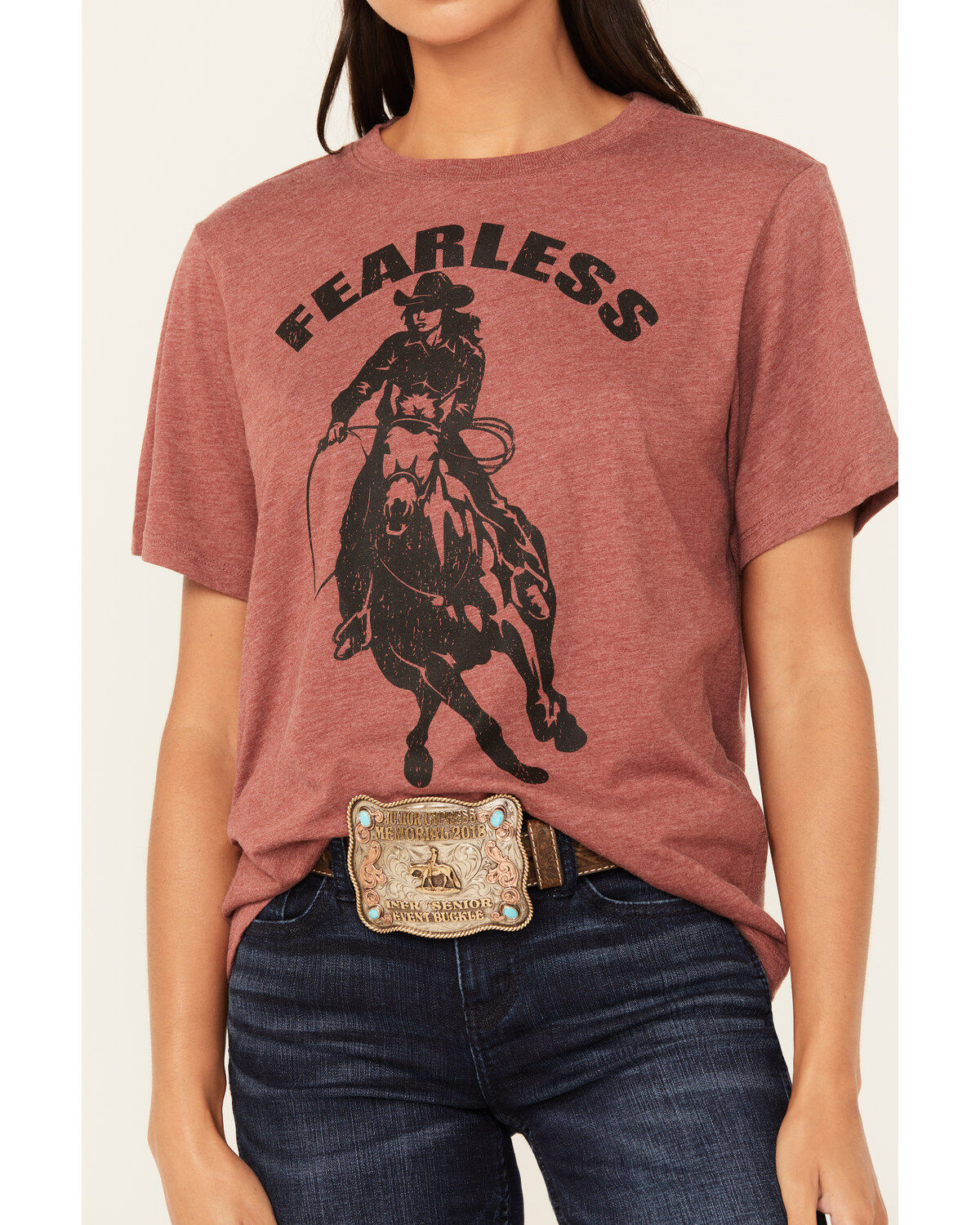 Shyanne Women's Fearless Short Sleeve Graphic Tee