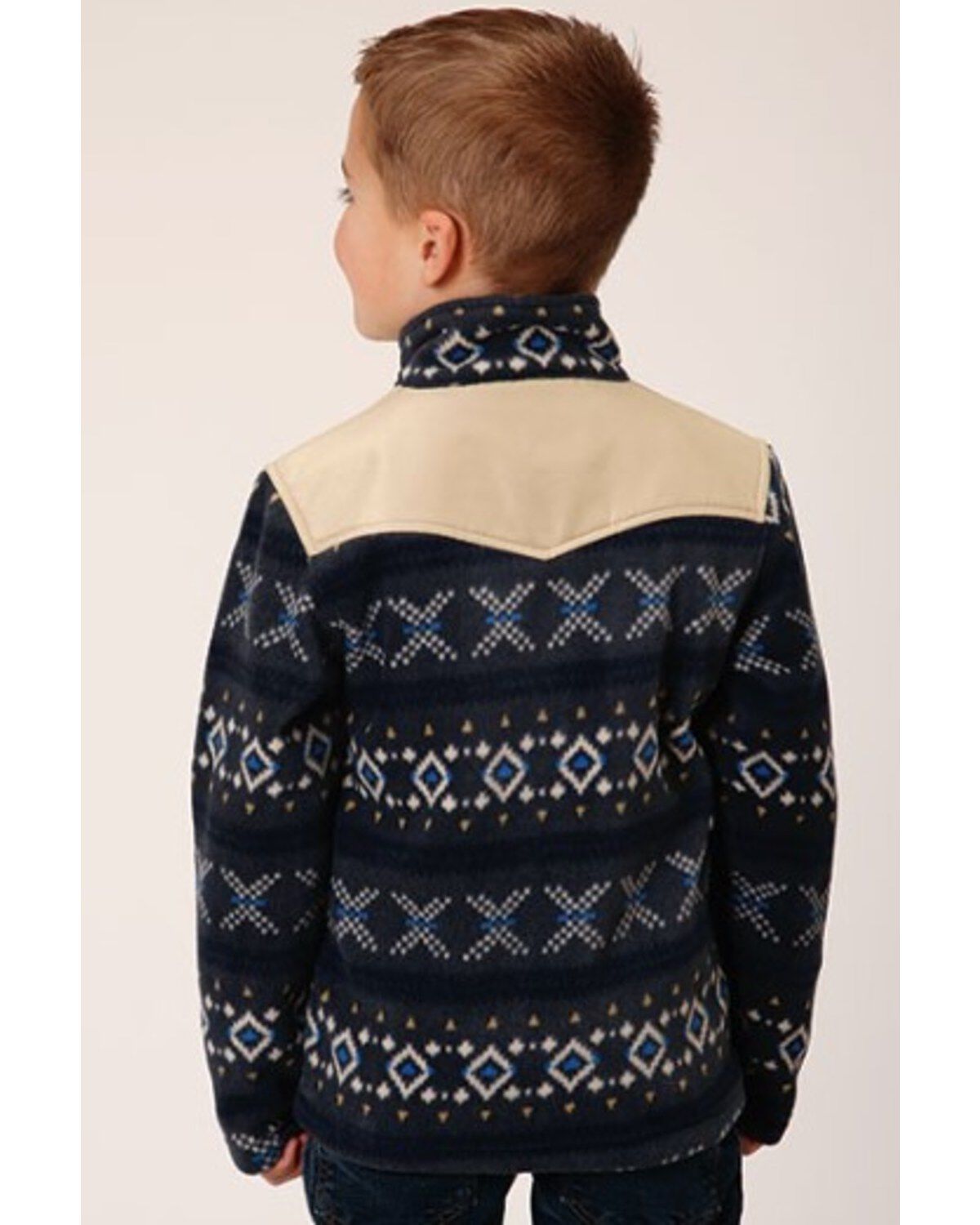 Roper Boys' Poly Micro Fleece Pullover