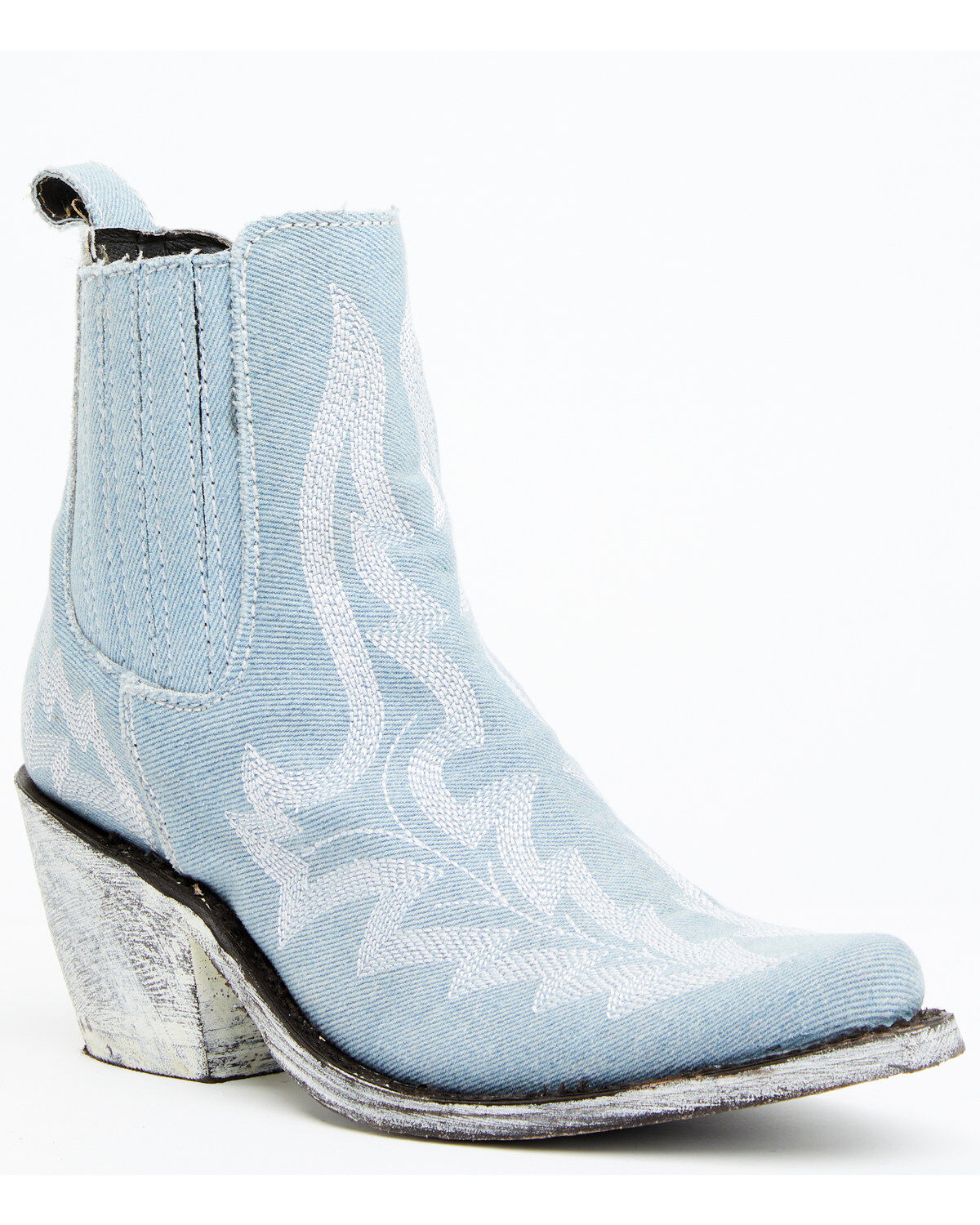 Liberty Black Women's Simone Made in Denim Western Booties - Round Toe