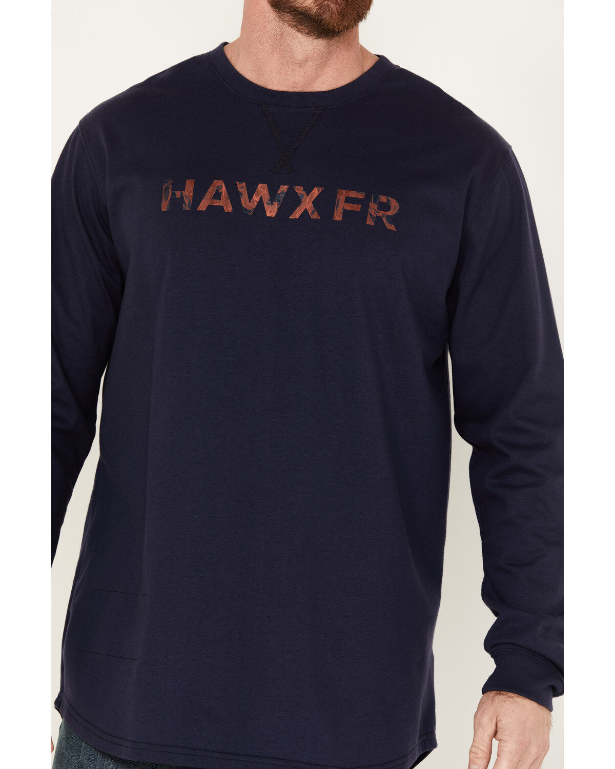 Hawx Men's FR Long Sleeve Pocket Henley Shirt