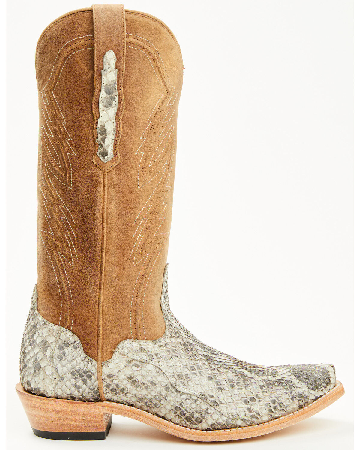 El Dorado Women's Sam Exotic Anaconda Tall Western Boots - Snip Toe