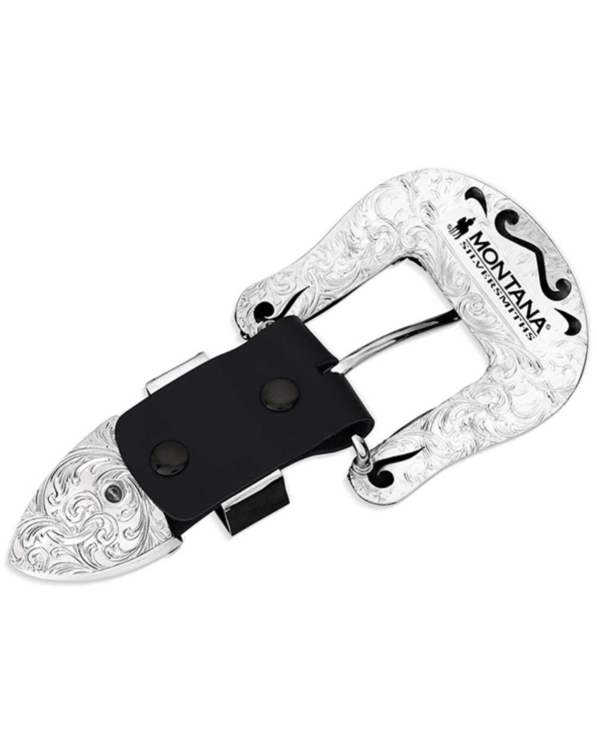 Montana Silversmiths Cowboy Classic 3 Piece Belt Buckle Set