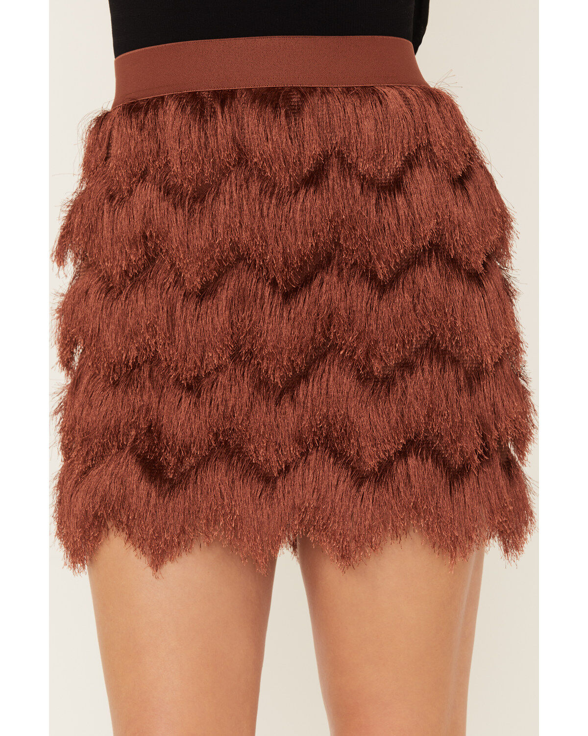 Shyanne Women's Fringe Flapper Mini Skirt