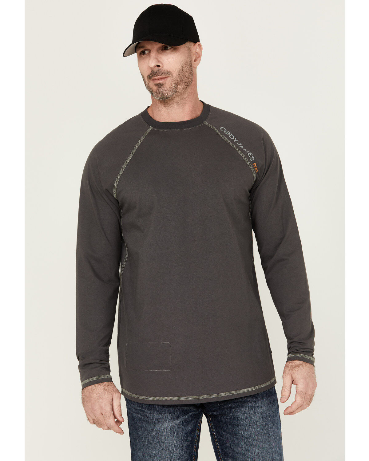 Cody James Men's FR Long Sleeve Raglan Crew Work Shirt