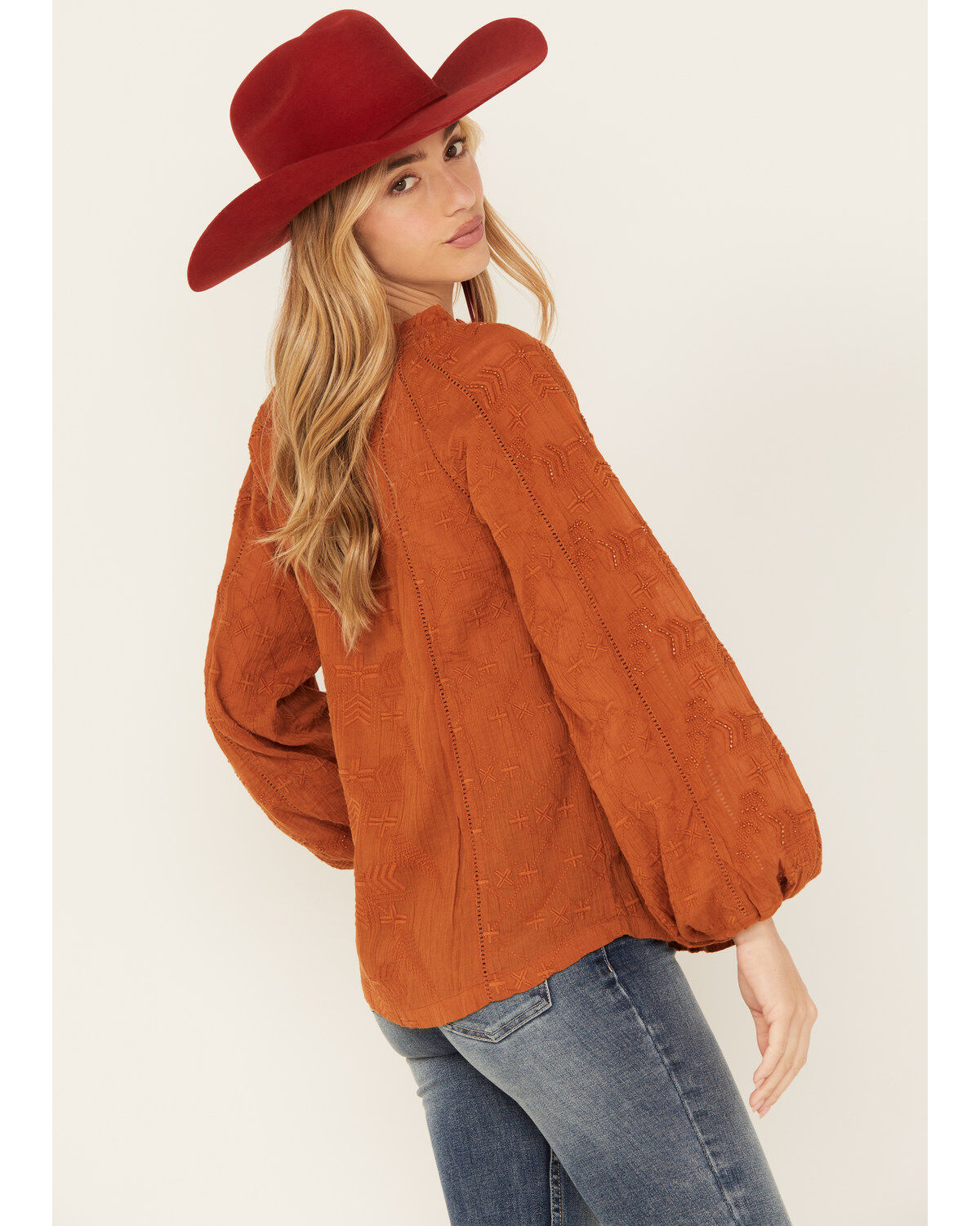Shyanne Women's Long Sleeve Boho Blouse