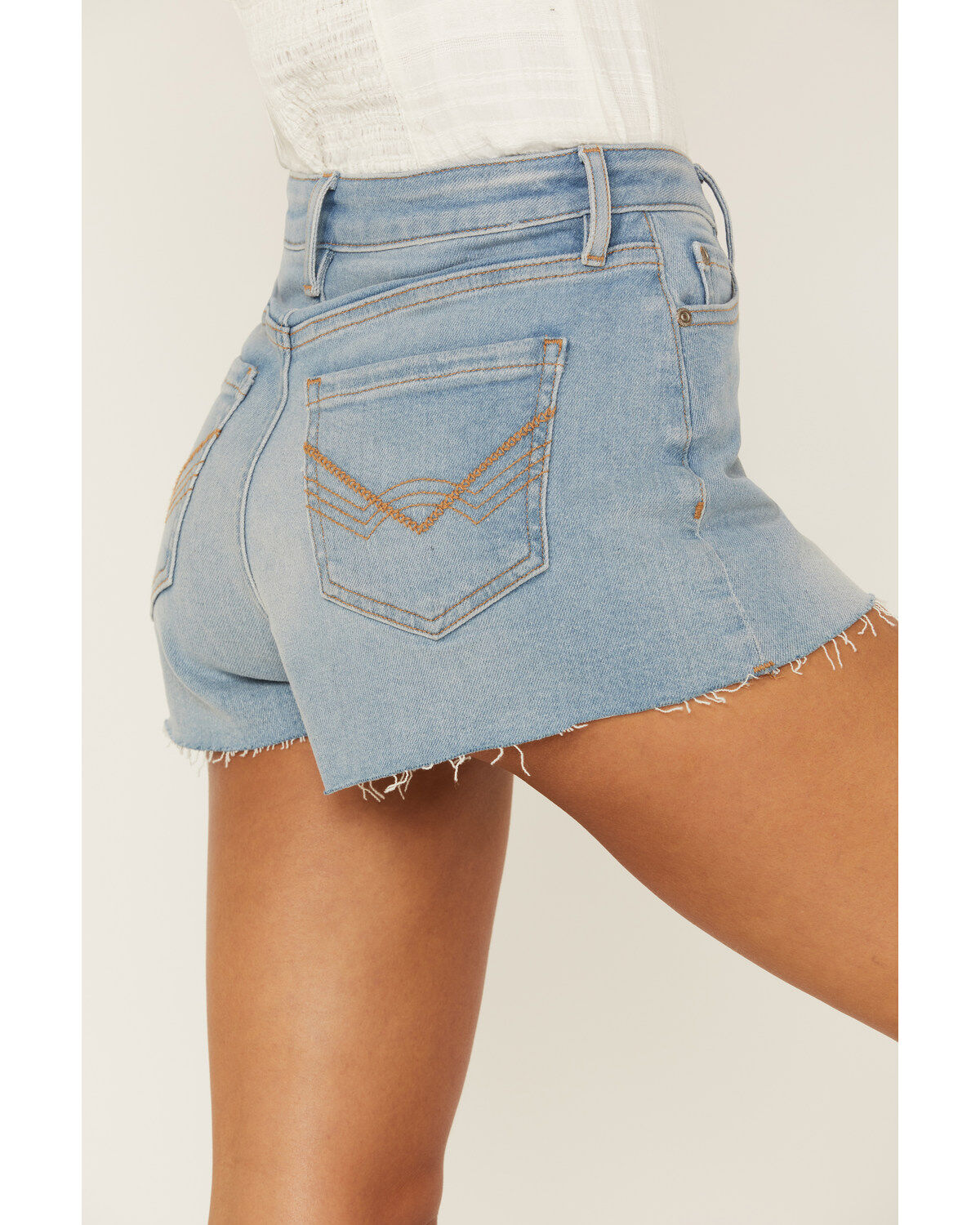 Idyllwind Women's High Risin' Wichita Wash Raw Edge Hem Denim Shorts