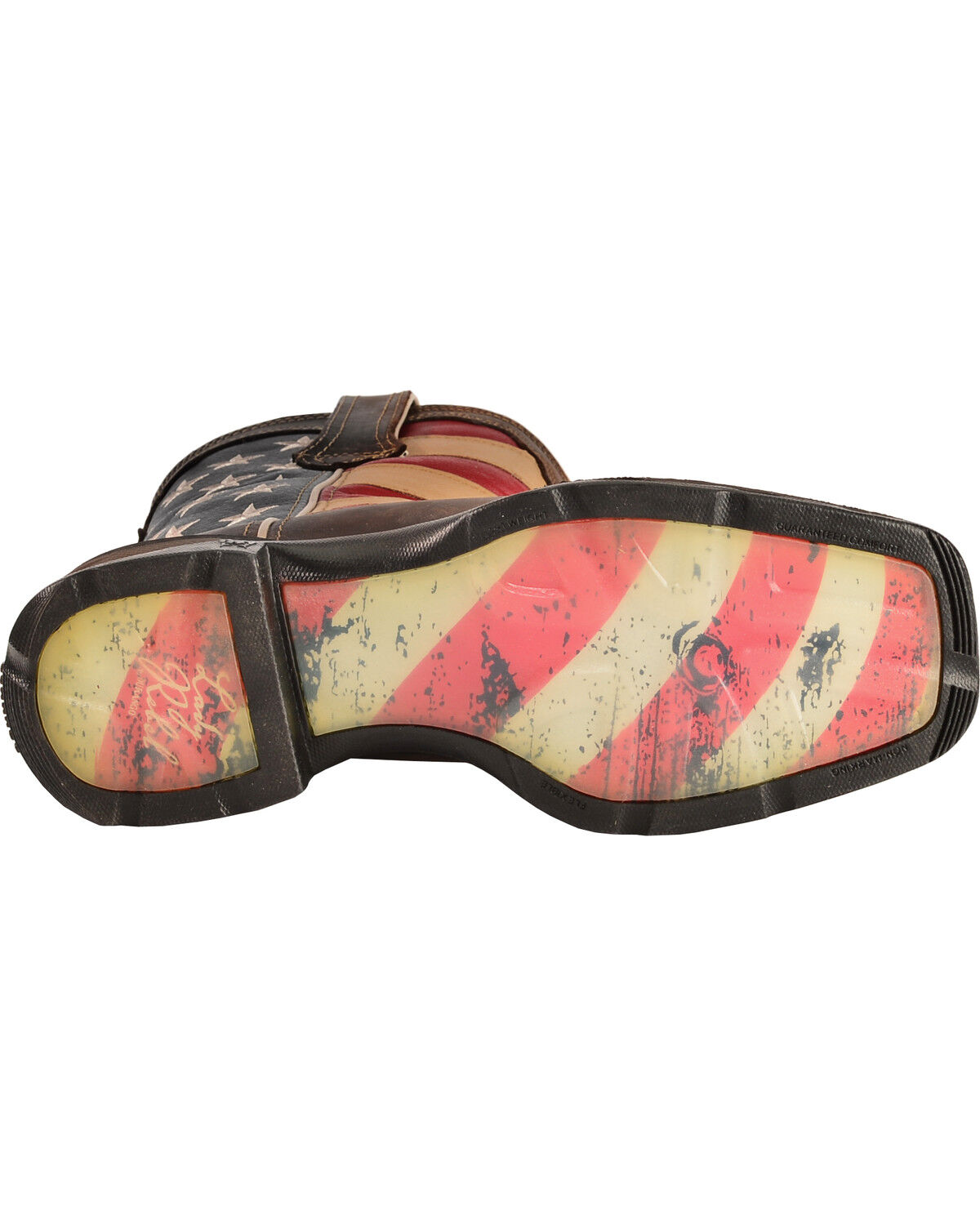 Durango Lady Rebel American Flag Western Performance Boots - Broad Square Toe