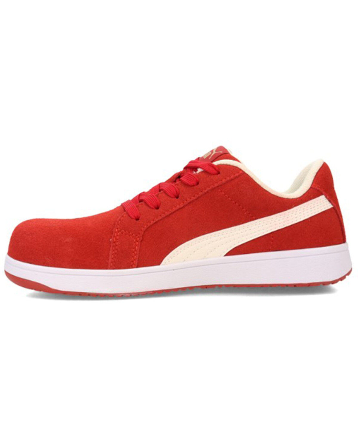 Puma Safety Women's Icon Suede Low EH Safety Toe Work Shoes - Composite Toe