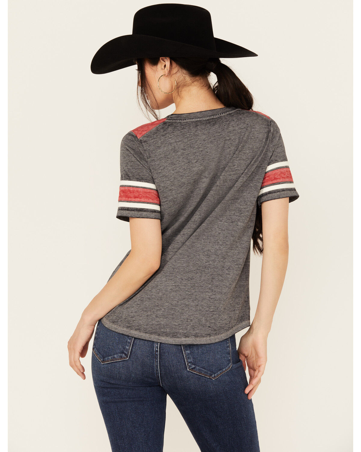 Blended Women's Football Short Sleeve Graphic Tee