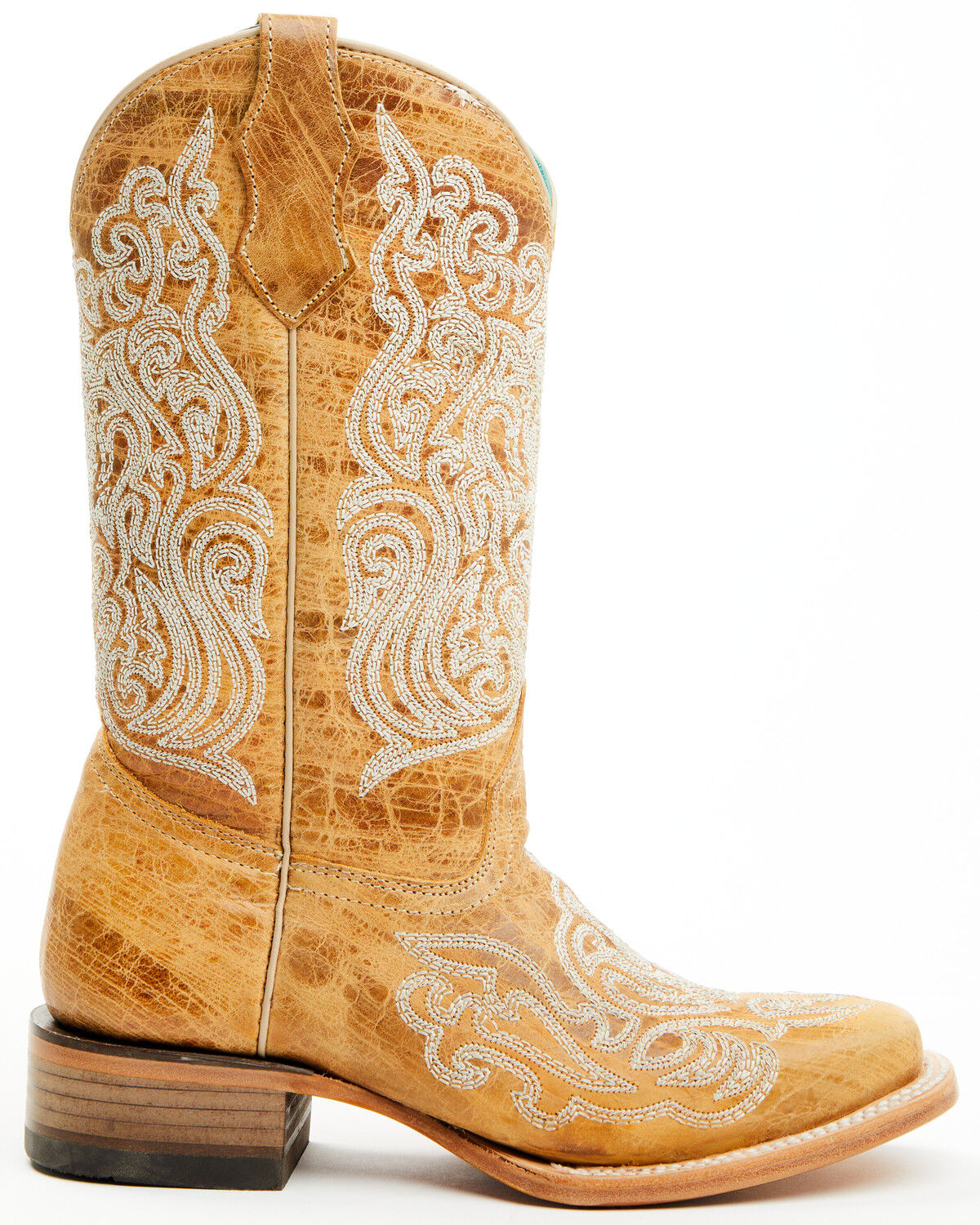 Corral Girls' Luminescent Embroidered Western Boots - Square Toe