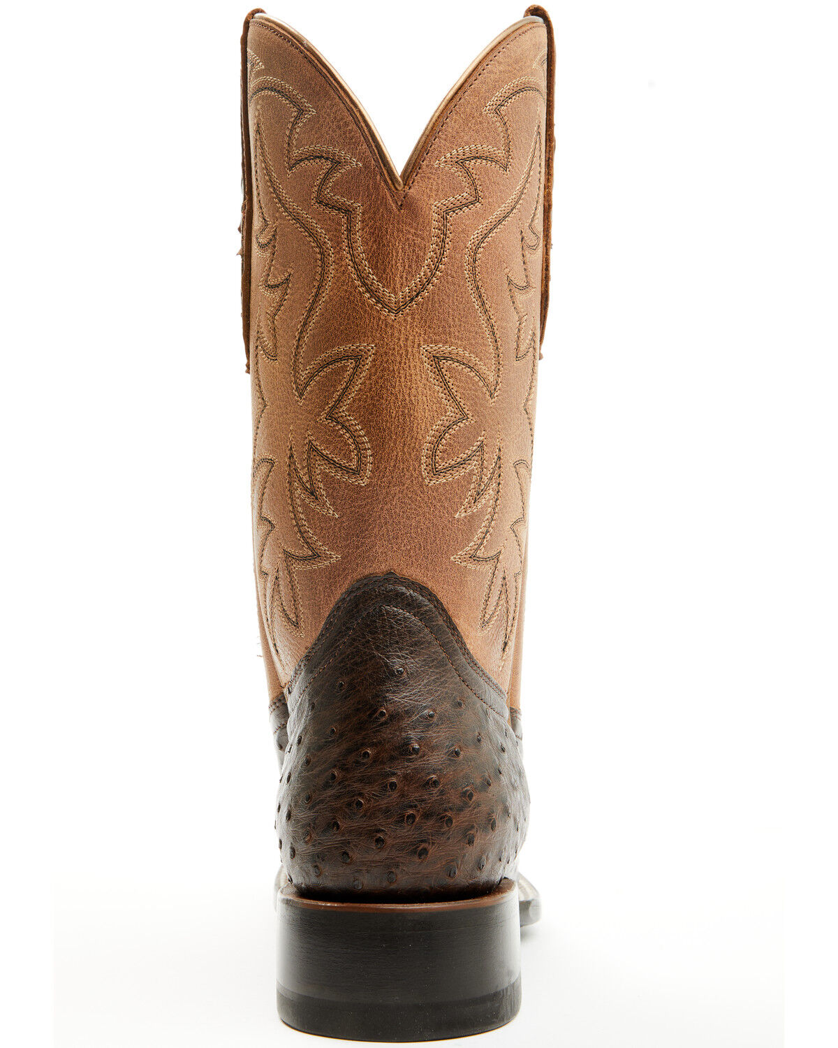 Shyanne Women's Mia Exotic Full Quill Ostrich Western Boots - Broad Square Toe