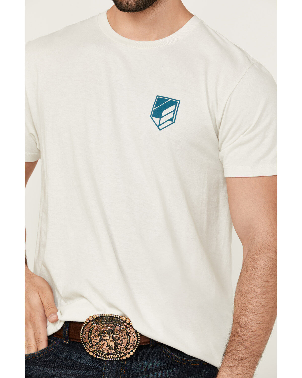 RANK 45® Men's 8 Seconds Cowboy Short Sleeve Graphic T-Shirt