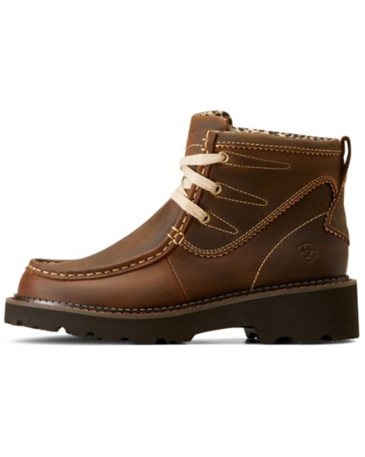 Ariat Women's Codie Distressed Lace-Up Boots - Moc Toe