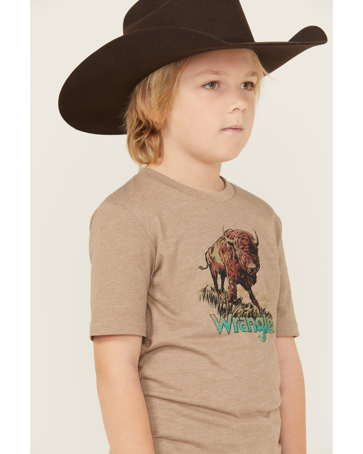 Wrangler Boys' Buffalo Short Sleeve Graphic T-Shirt
