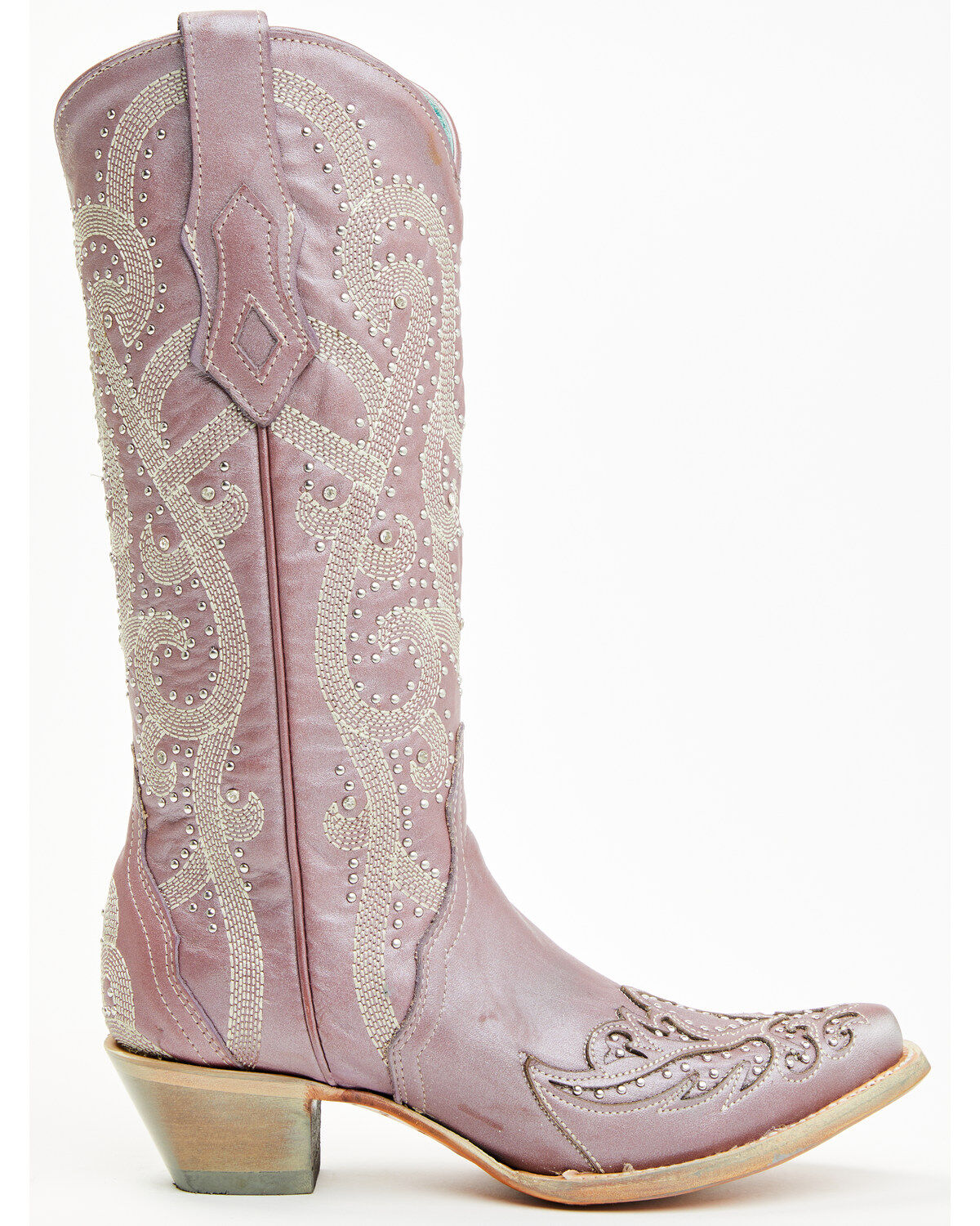 Corral Women's Metallic Embellished Overlay Western Boots - Snip Toe