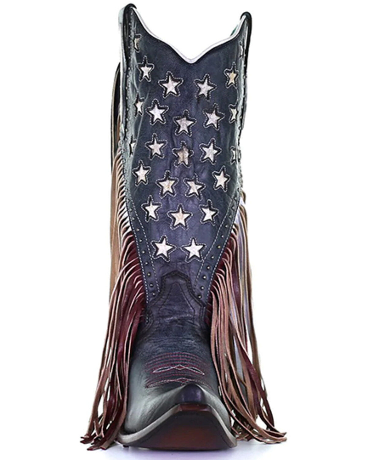 Corral Women's Lamb Stars Inlay & Studs Western Boots - Snip Toe