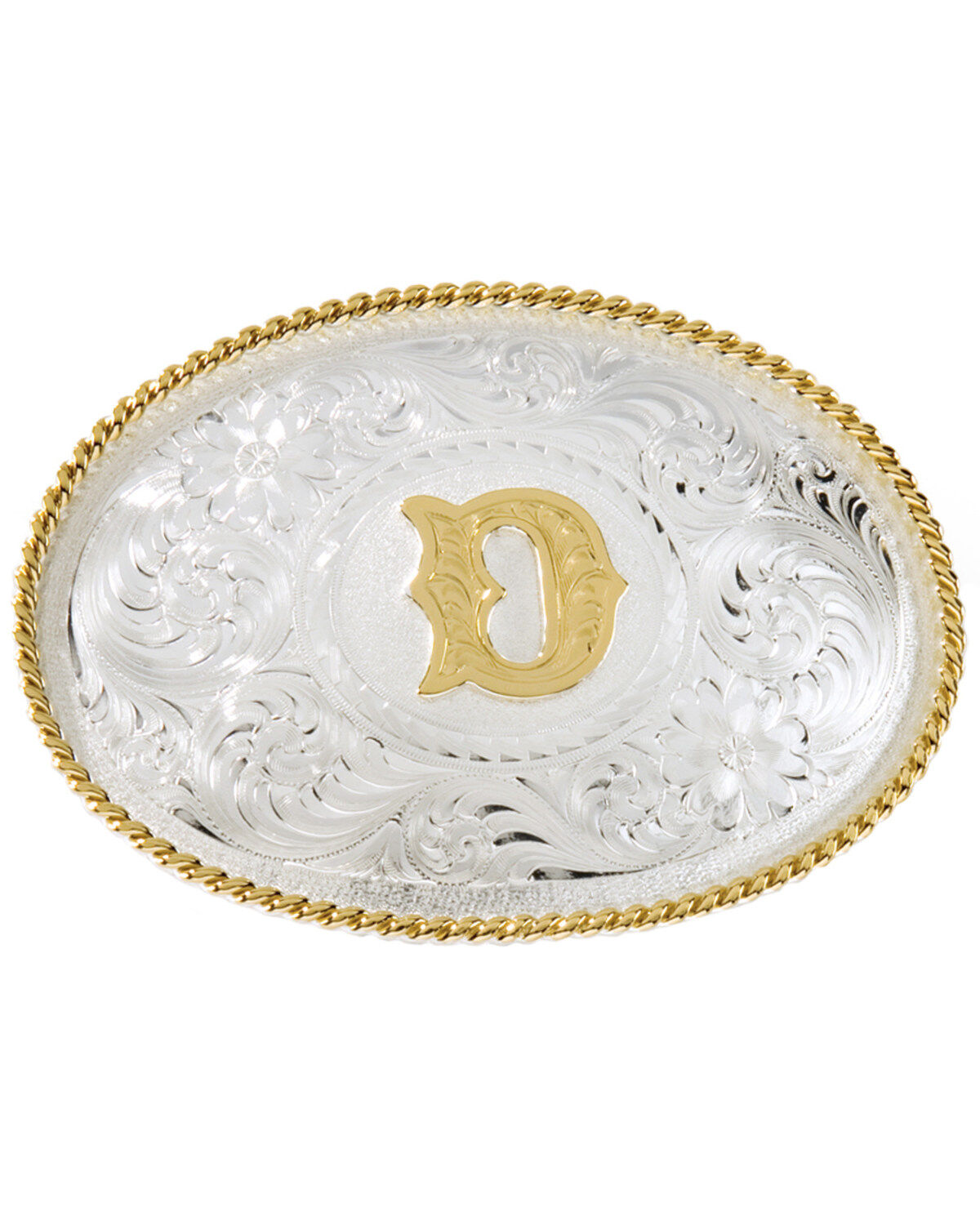 Montana Silversmiths Initial D Western Buckle