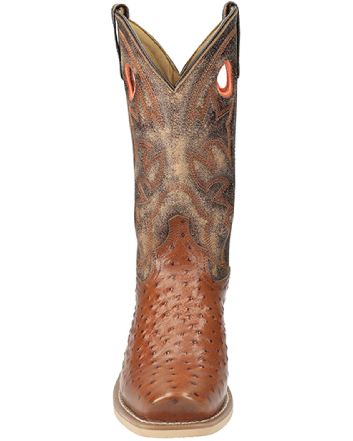 Smoky Mountain Men's Santa Fe Ostrich Print Performance Boots - Square Toe