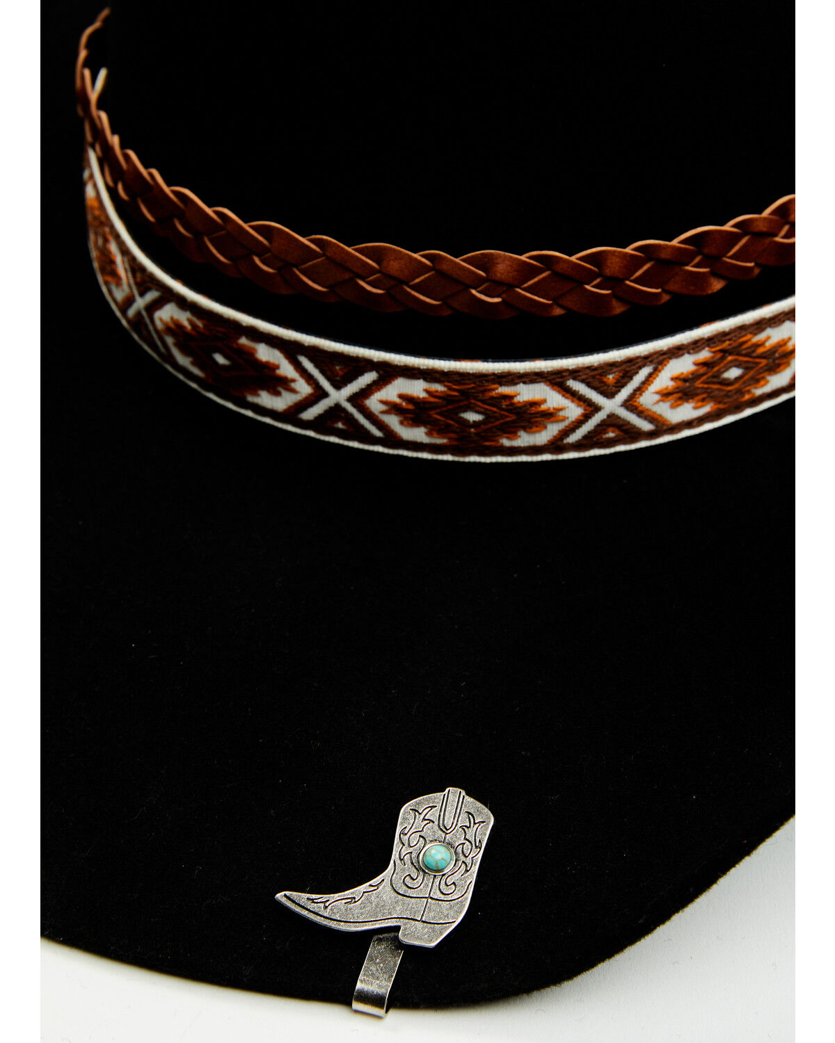 Boot Barn Southwestern Western Hat Accessory Set