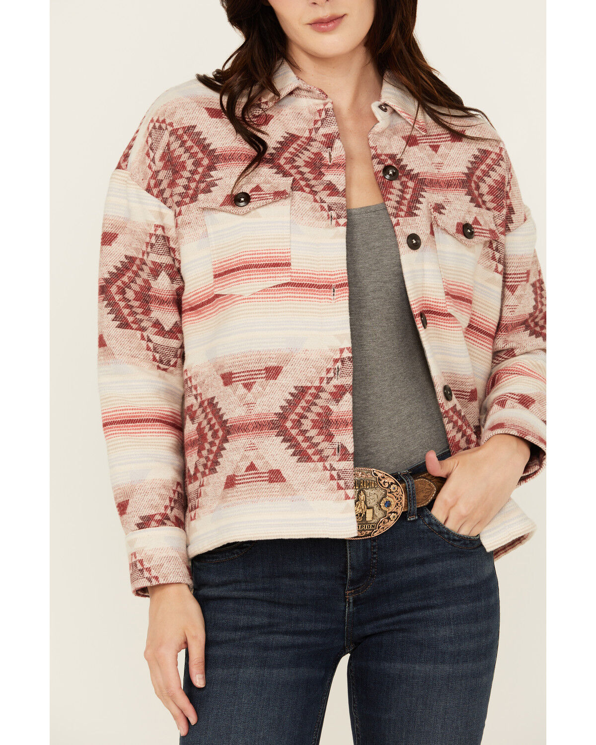 Rock & Roll Denim Women's Southwestern Print Jacket