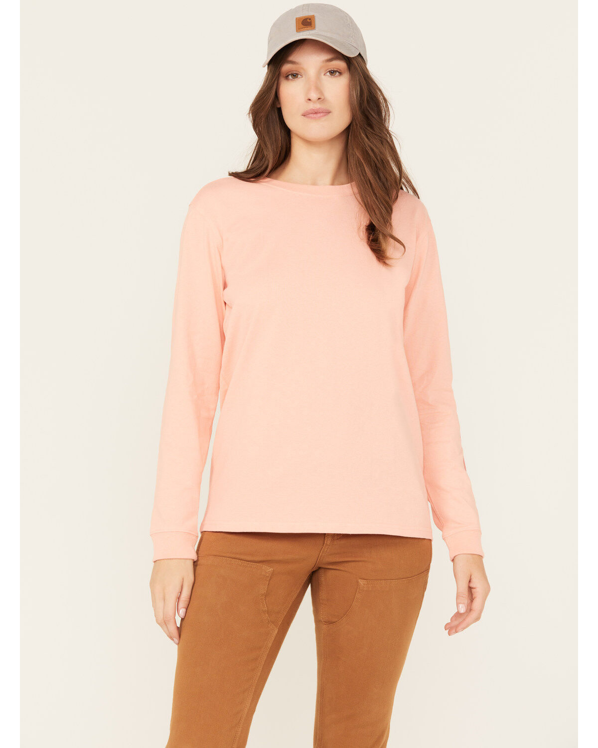 Carhartt Women's Loose Fit Heavyweight Long Sleeve Graphic T-Shirt