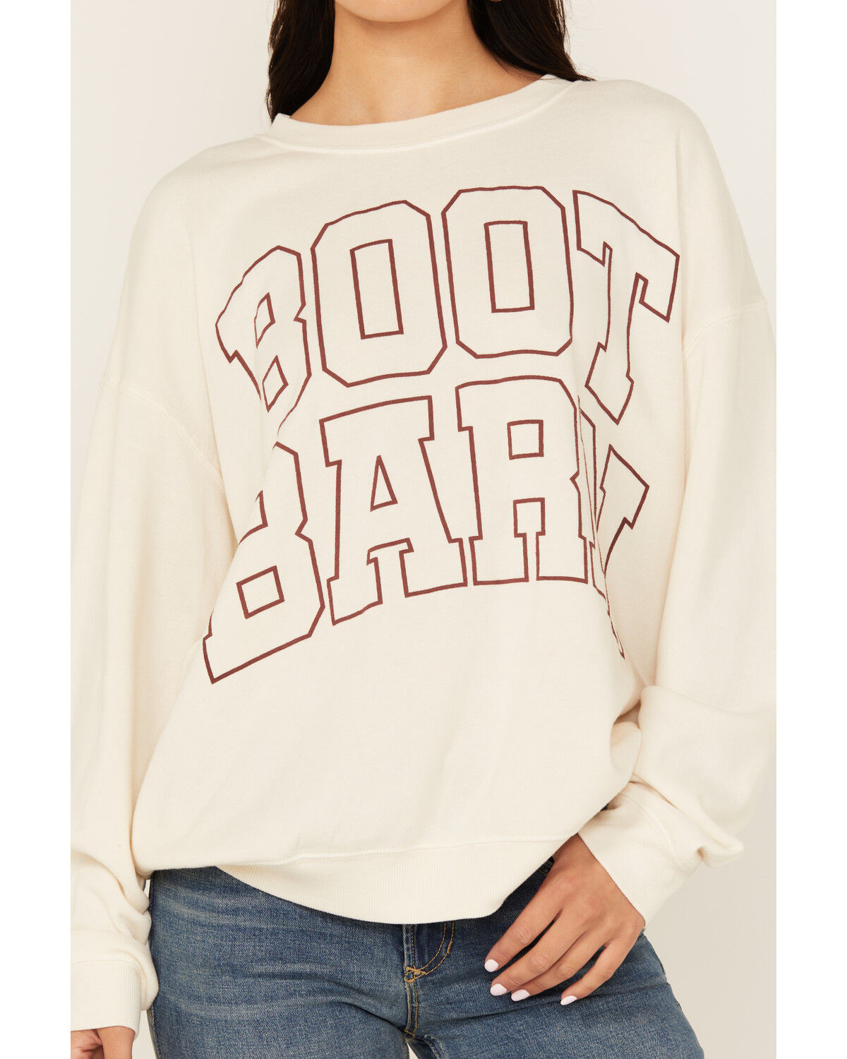 Boot Barn Women's Logo Graphic Crew Neck Sweatshirt