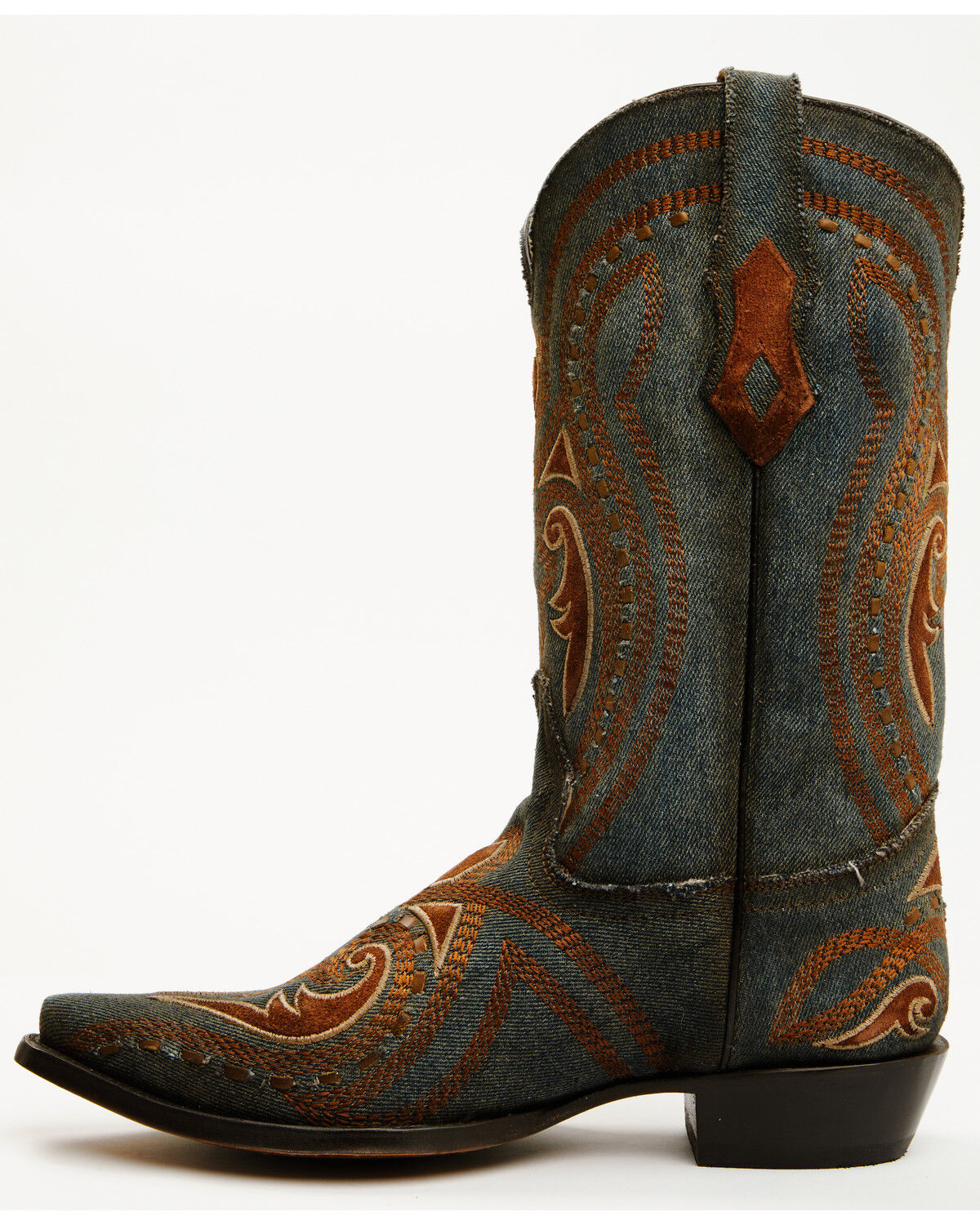 Corral Men's Denim Western Boots - Snip Toe