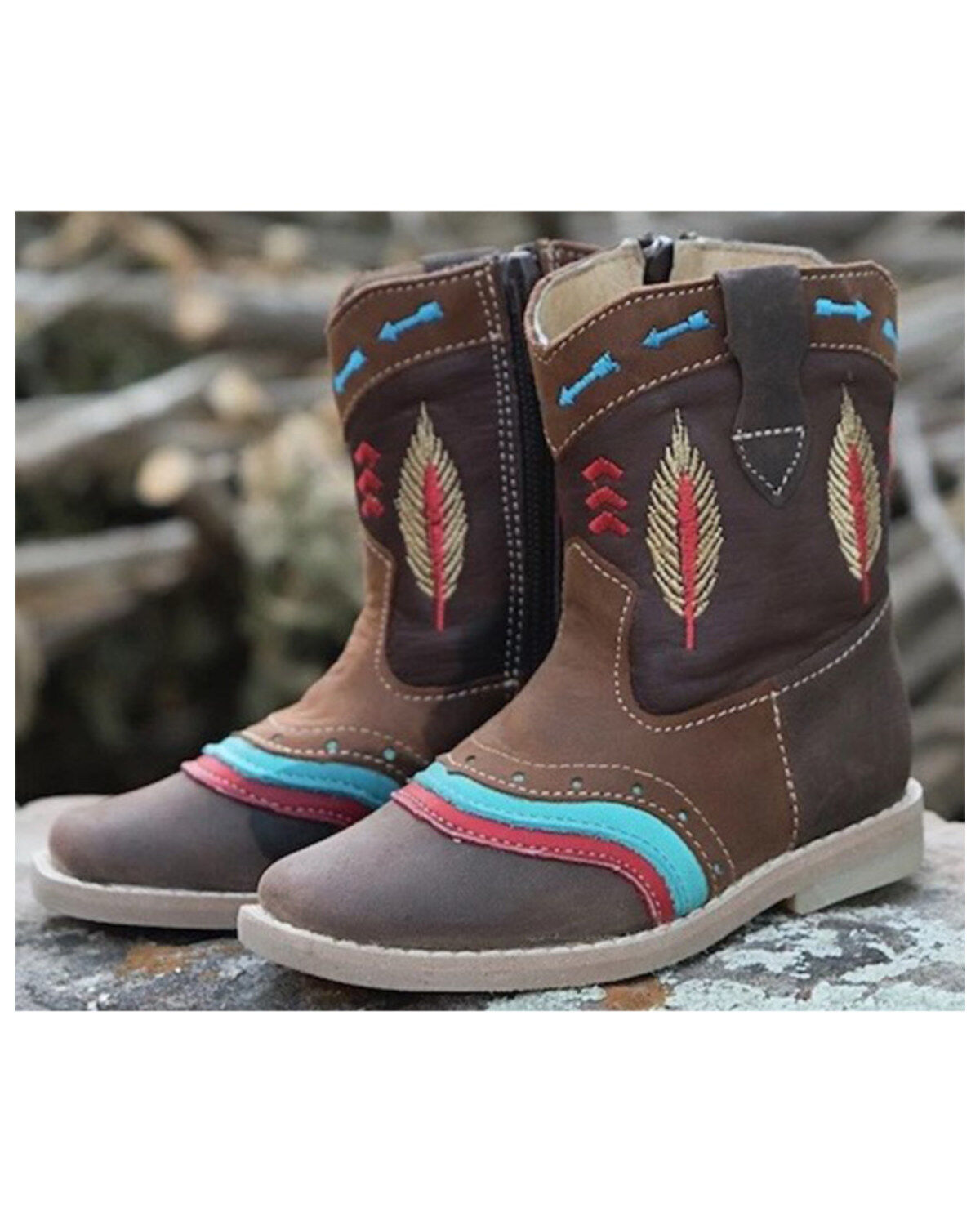 Shea Baby Boys' Maddox Western Boots - Square Toe