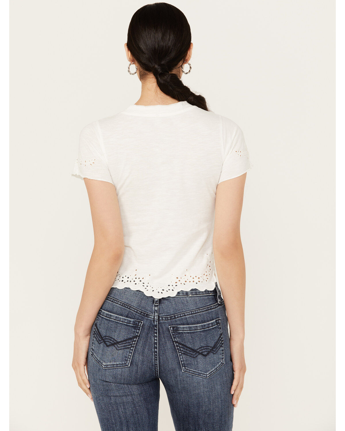 Free People Women's Call Me Baby Short Sleeve Tee