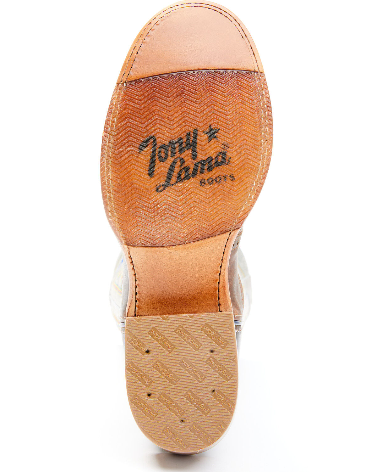 Tony Lama Men's Henley Grey Top Western Boots - Round Toe