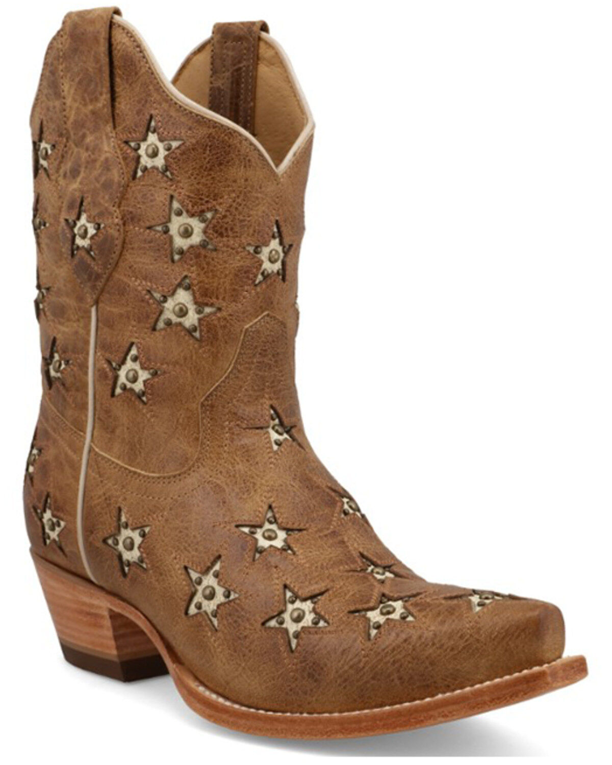 Black Star Women's Marfa Shortie Western Boots - Snip Toe