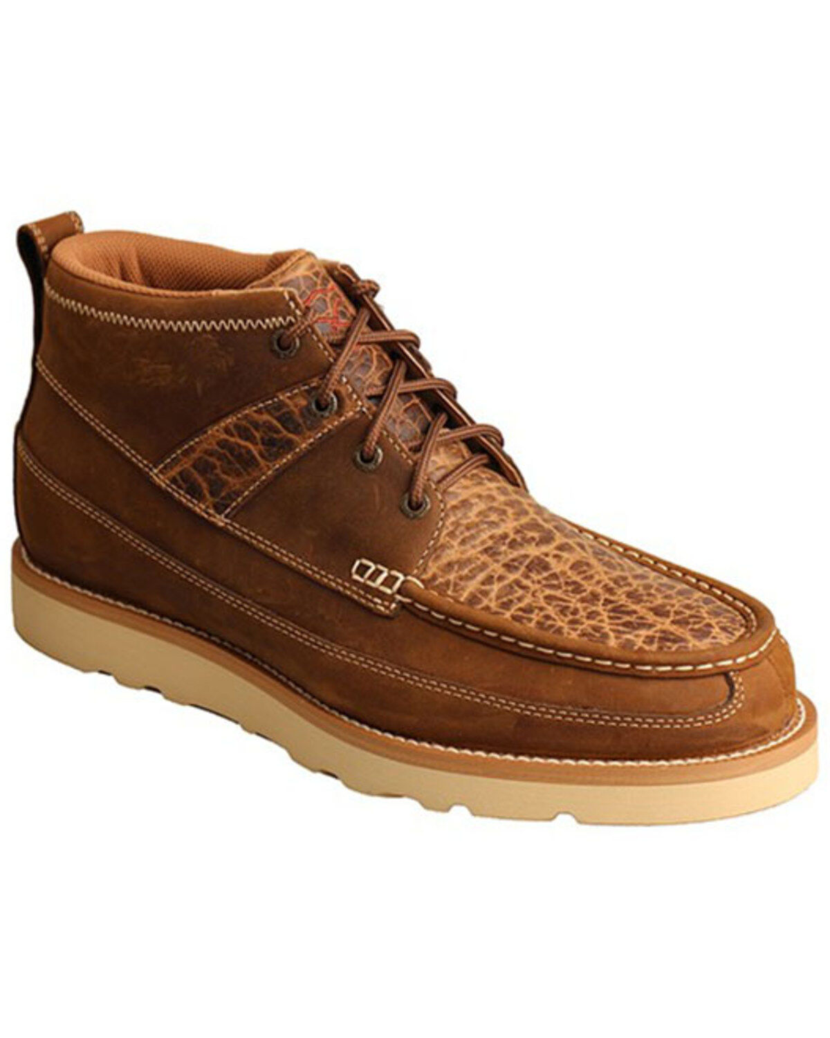 Twisted X Men's 4" Wedge Sole Boots - Moc Toe