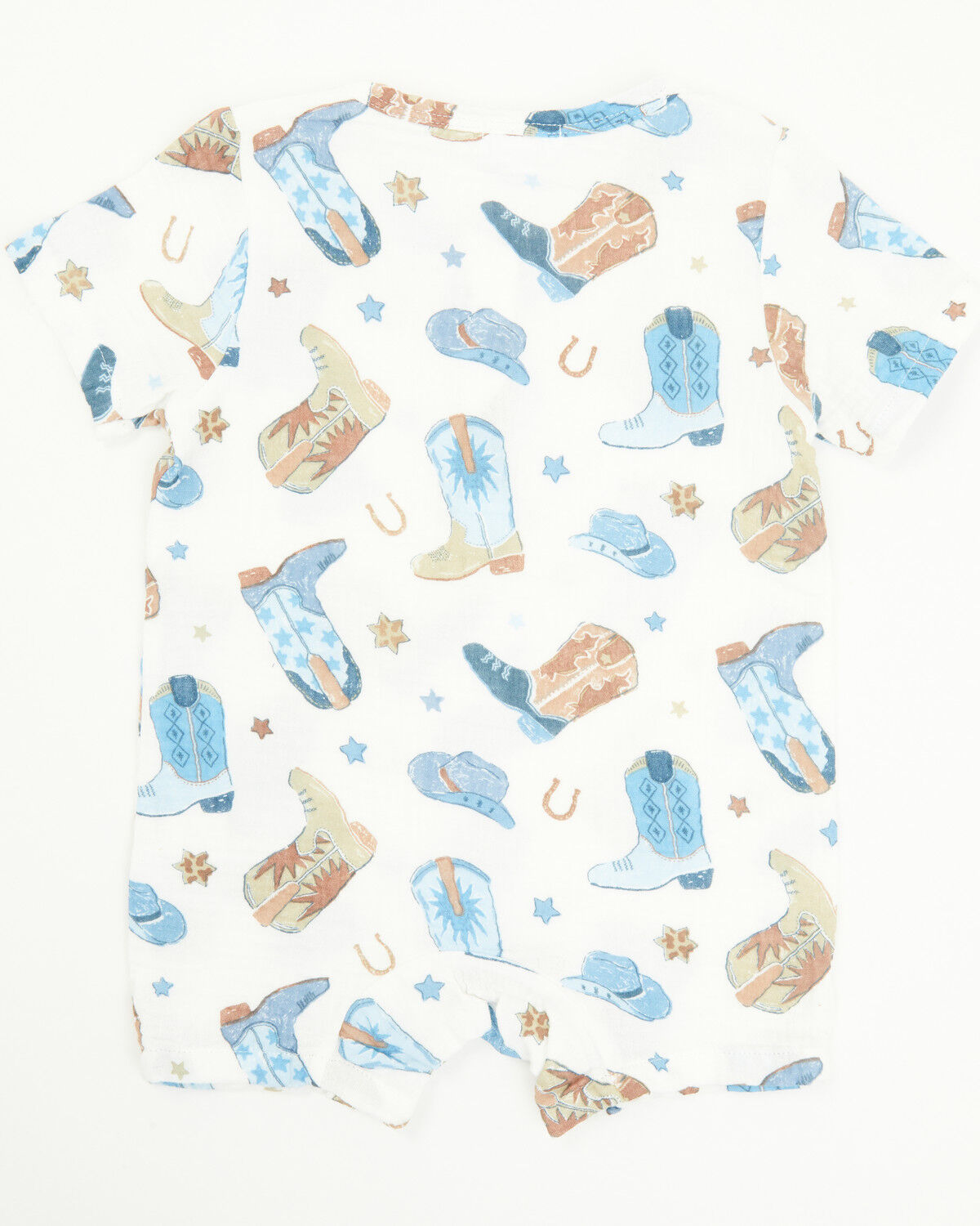 Angel Dear Infant Boys' Cowboy Boots Henley Shortall