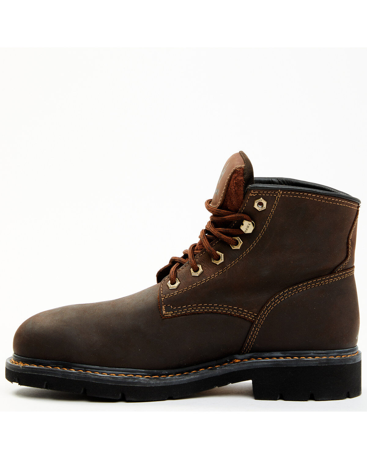 Hawx Men's Oily Crazy Horse Lace-Up 6" Work Boot - Composite Toe