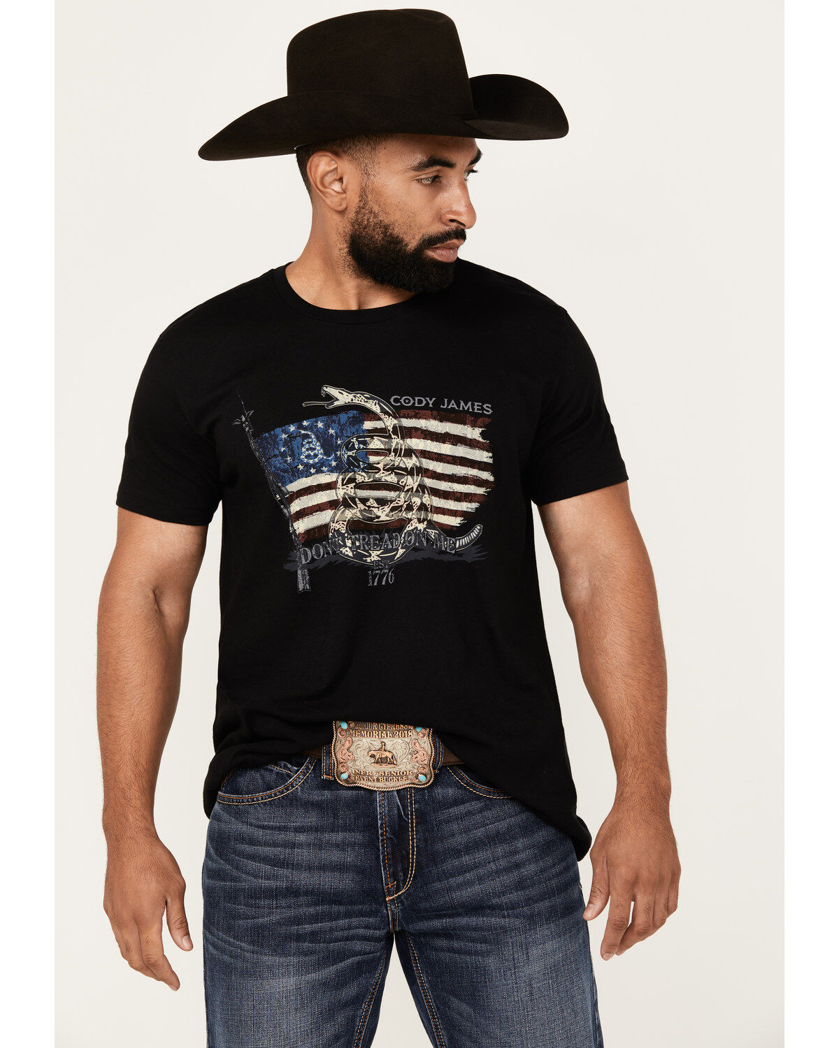 Cody James Don't Tread Short Sleeve Graphic T-Shirt