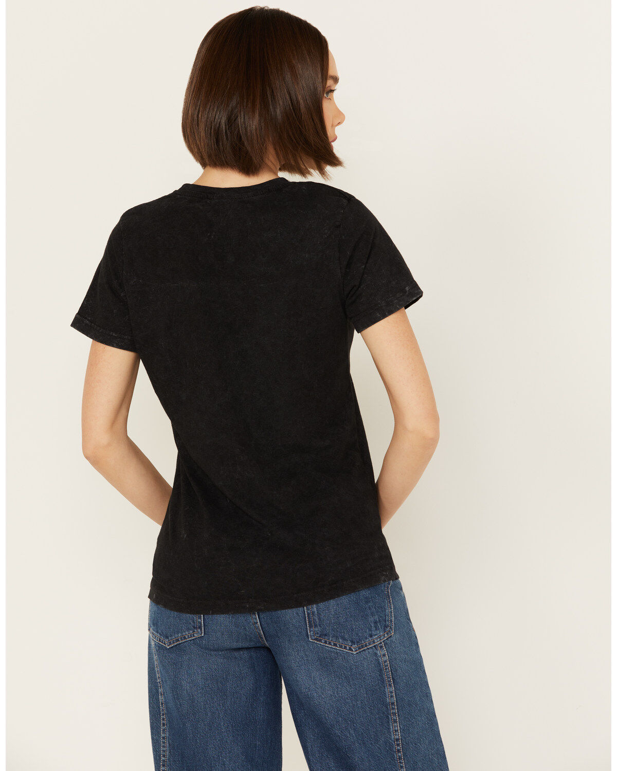 Jack Daniels Women's Logo Label Short Sleeve Graphic Tee