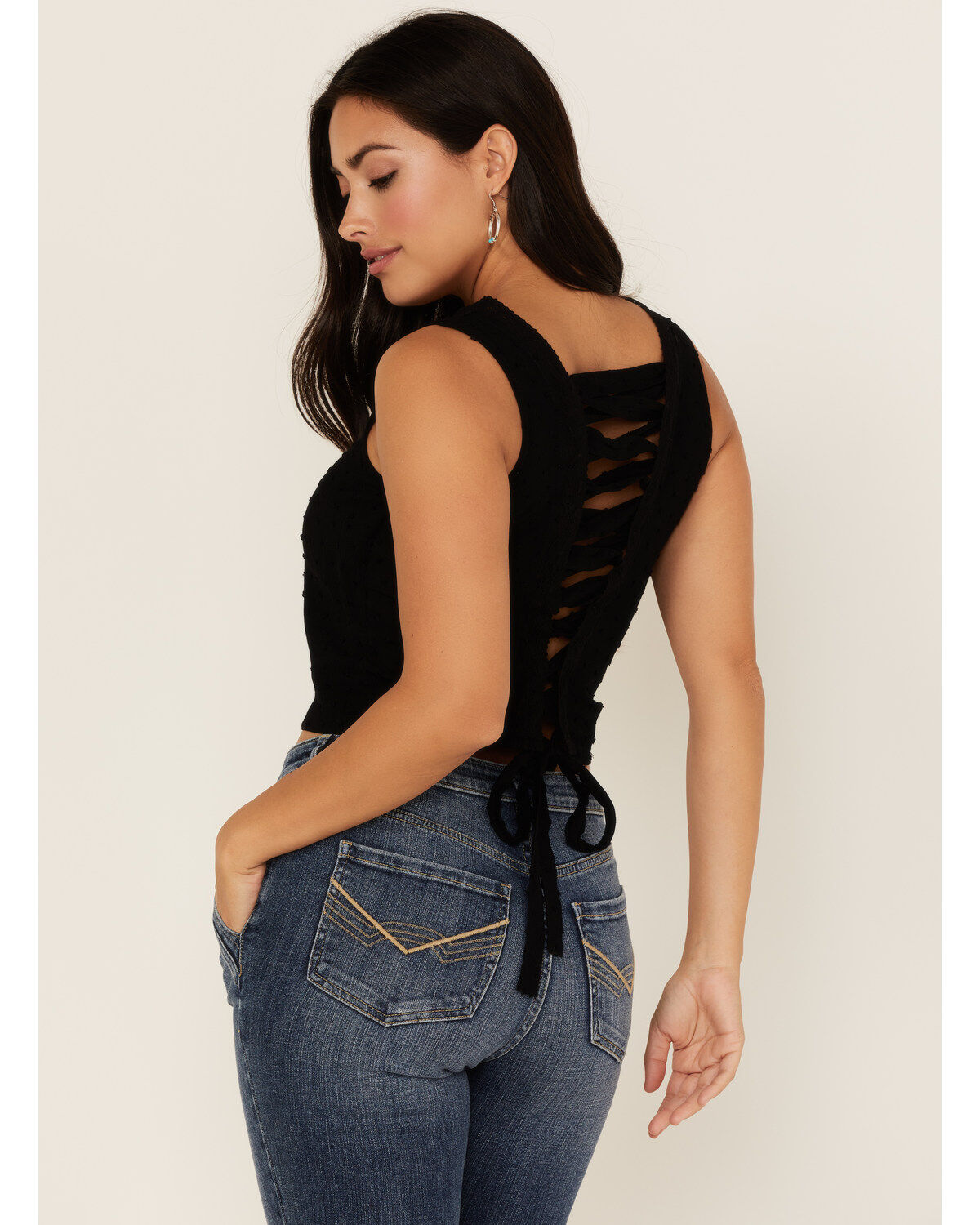 Idyllwind Women's Quail Ridge Lace Back Sleeveless Top