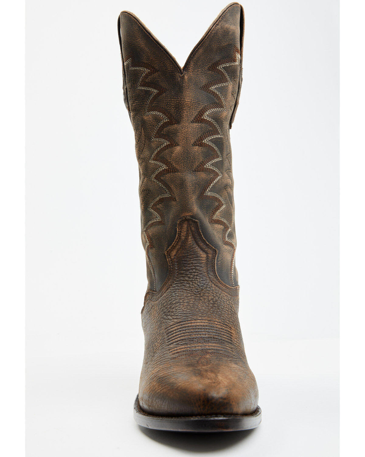 El Dorado Men's Bison Western Boots - Round Toe